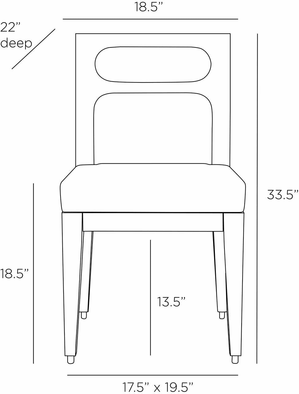 Arteriors Home Thaden Dining Chair FRI04