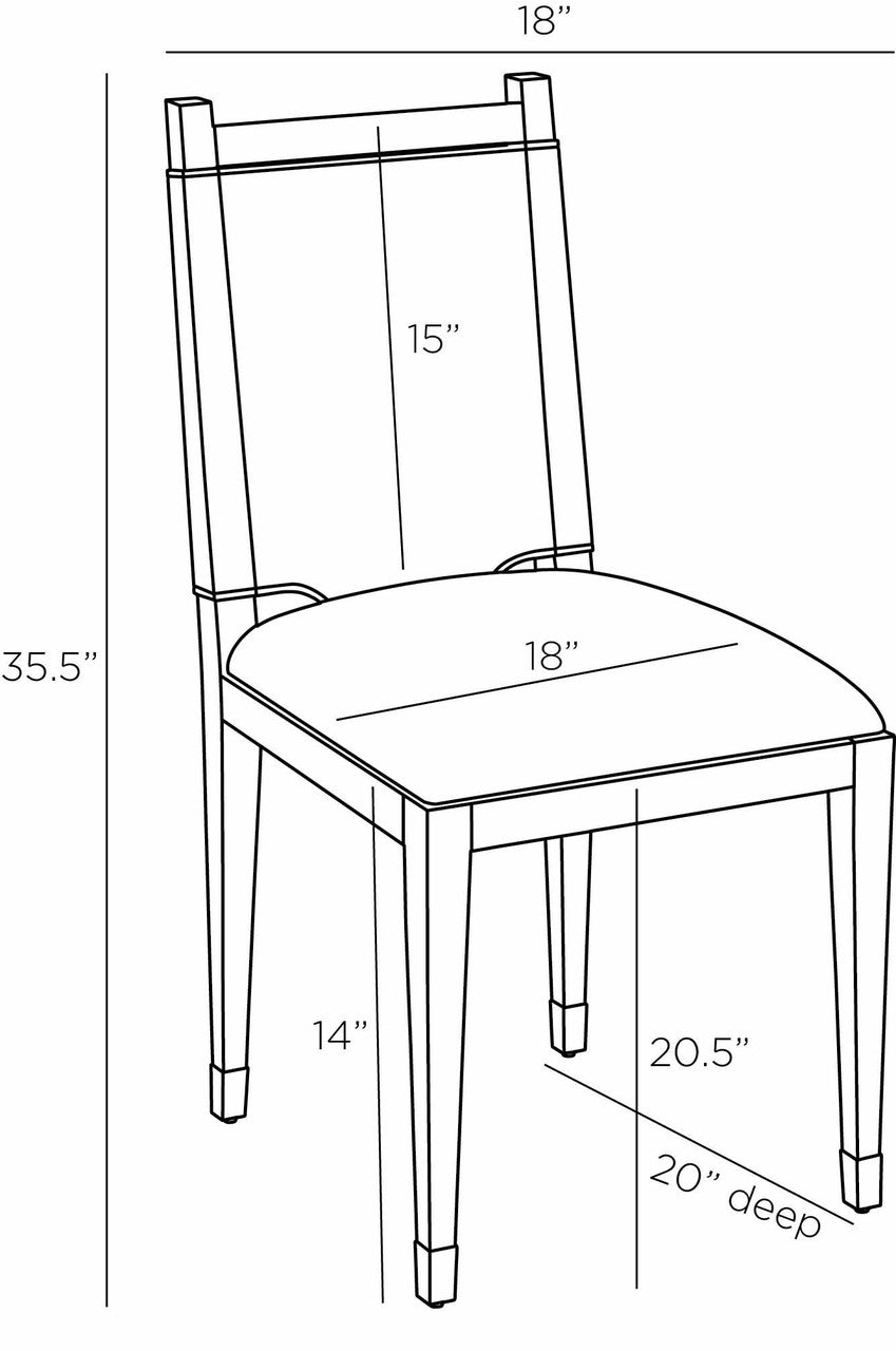 Arteriors Home Burdock Dining Chair FRI08