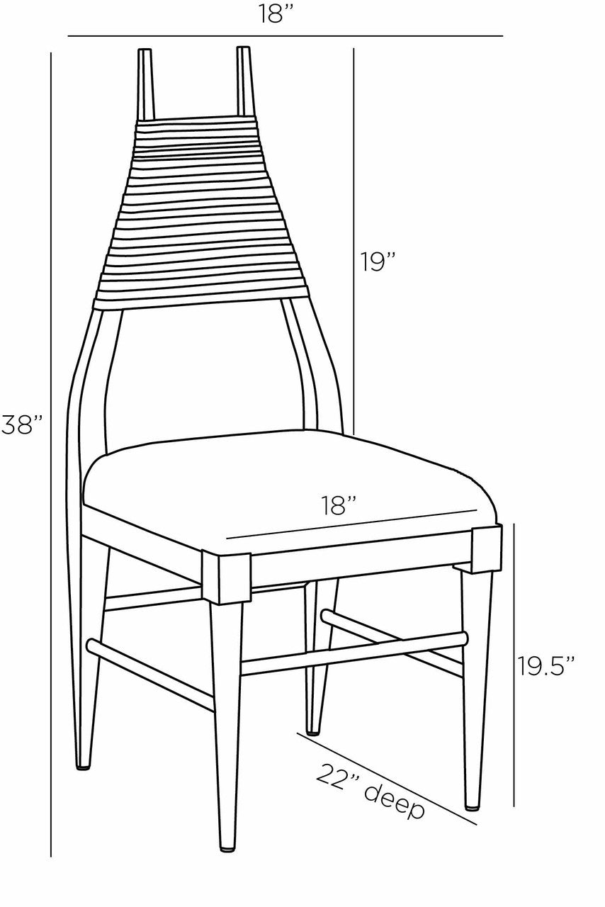 Arteriors Home Biziki Dining Chair FRI10