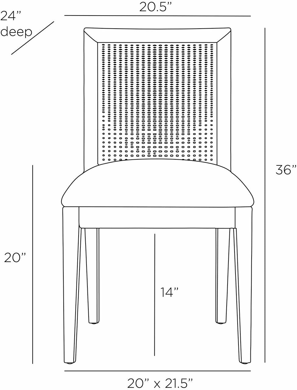 Arteriors Home Palmer Dining Chair FRS05