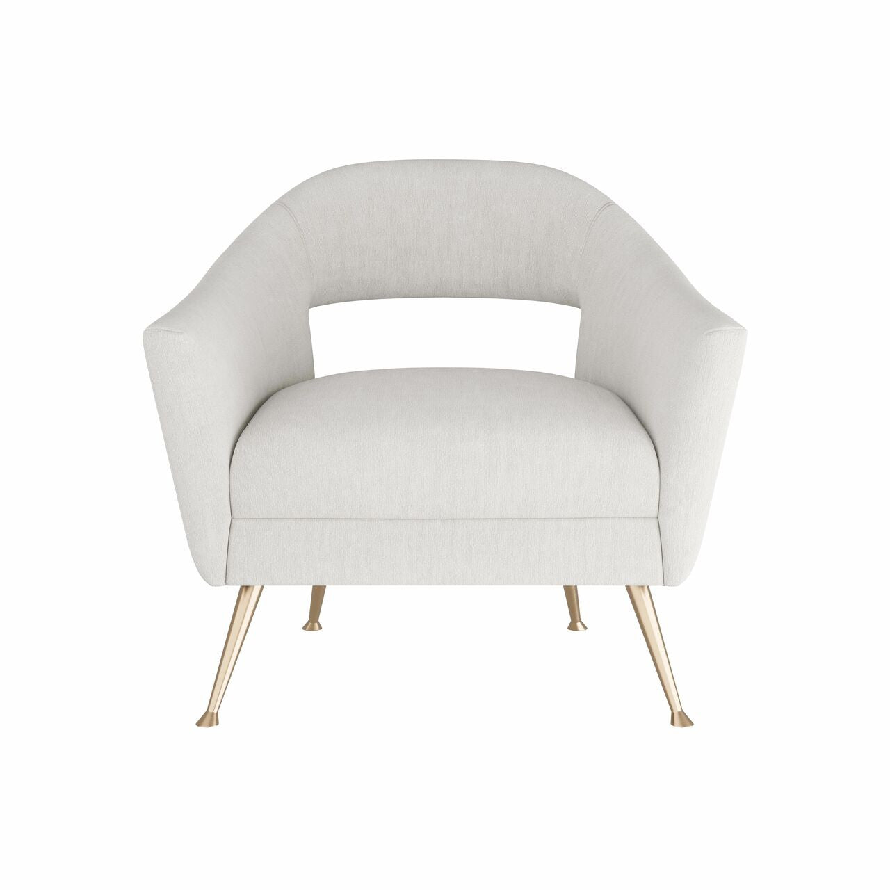 Arteriors Home Weddington Chair Polar Bouclé FRU04