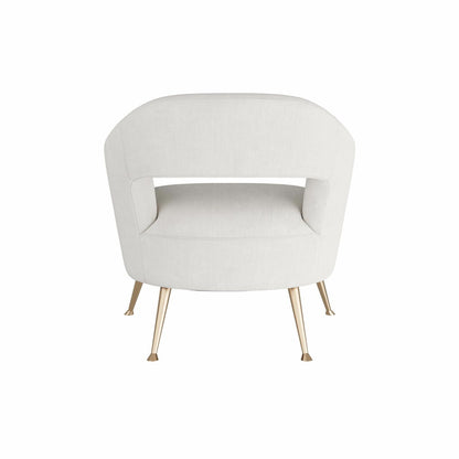 Arteriors Home Weddington Chair Polar Bouclé FRU04