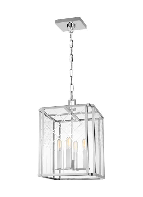 Visual Comfort Studio Alexa Hampton Erro Small Lantern in Polished Nickel AC1134PN