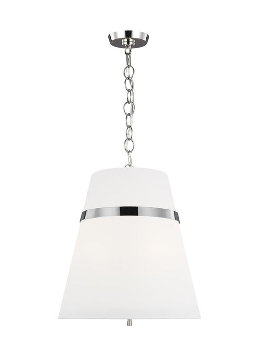 Visual Comfort Studio Alexa Hampton Cordtlandt Large Pendant in Polished Nickel AP1173PN