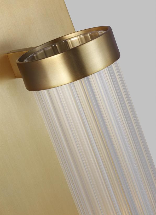 Visual Comfort Studio Alexa Hampton Demi Sconce in Burnished Brass AW1041BBS