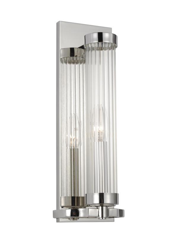 Visual Comfort Studio Alexa Hampton Demi Sconce in Polished Nickel AW1041PN