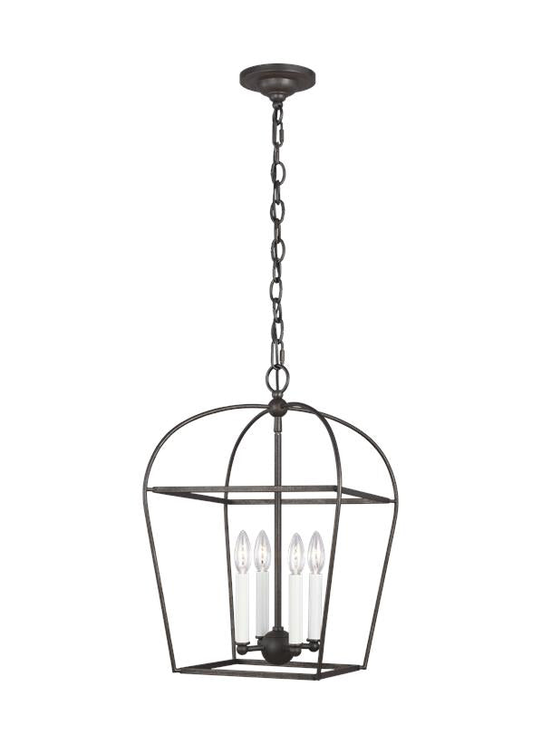 Visual Comfort Studio Chapman & Myers Stonington Small Lantern in Smith Steel CC1084SMS