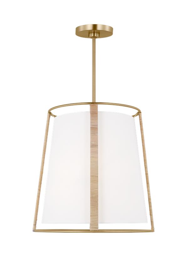 Visual Comfort Studio Drew & Jonathan Cortes Large Hanging Shade in Satin Brass DJP1002SB