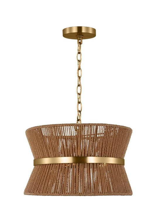 Visual Comfort Studio Drew & Jonathan Thurlo Small Hanging Shade in Satin Brass DJP1052SB