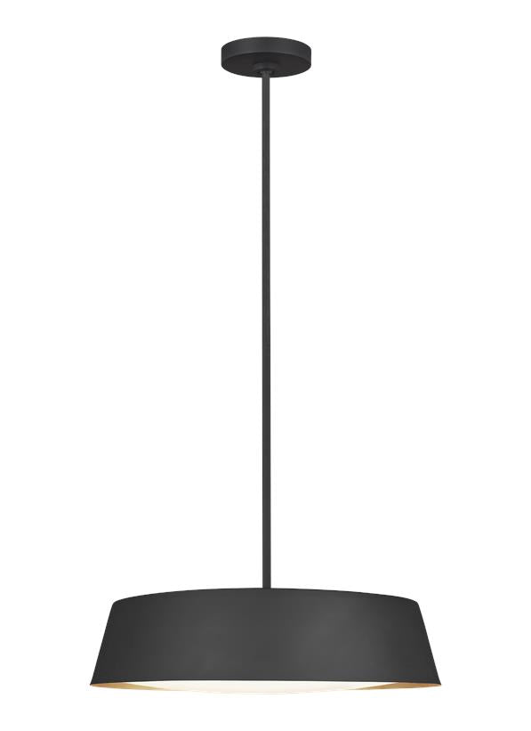 Visual Comfort Studio Ellen DeGeneres Asher Pendant in Midnight Black EP1055MBK