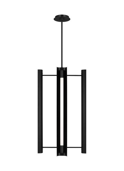 Visual Comfort Studio Kelly Wearstler Carson Four Light Pendant in Midnight Black KP1104MBK