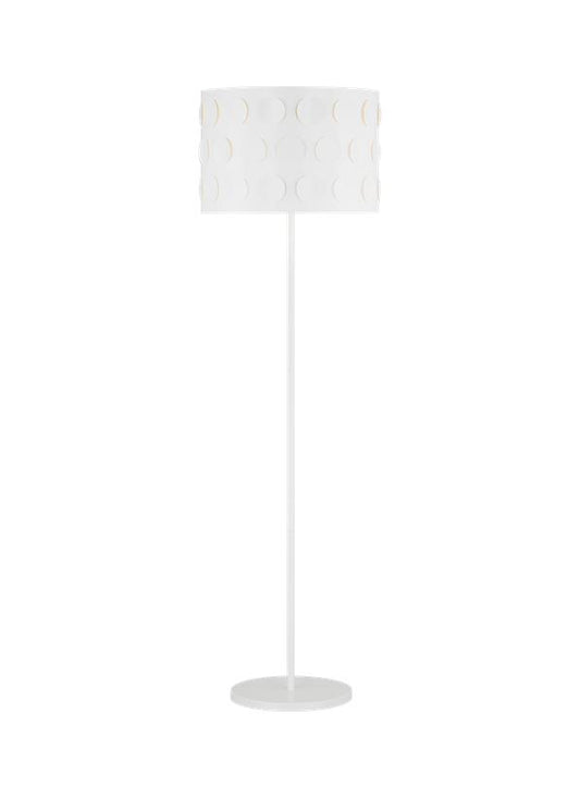 Visual Comfort Studio kate spade new york Dottie Floor Lamp in Matte White KST1011MWT1