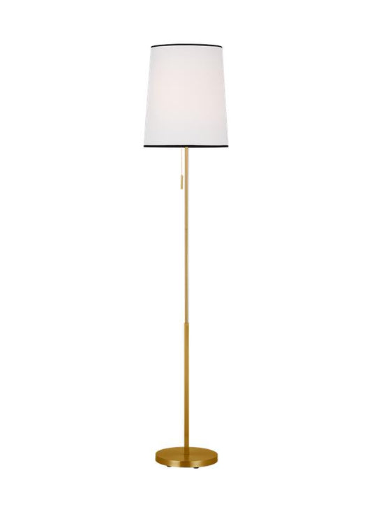 Visual Comfort Studio kate spade new york Ellison Large Floor Lamp in Burnished Brass KST1111BBS1