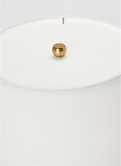 Visual Comfort Studio kate spade new york Anderson Medium Table Lamp in New White KST1161NWH1