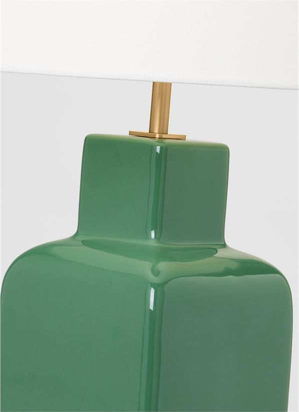 Visual Comfort Studio kate spade new york Anderson Large Table Lamp in Green KST1171CGR1