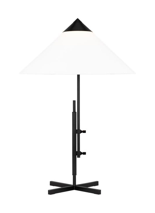 Visual Comfort Studio Kelly Wearstler Franklin Table Lamp in Deep Bronze KT1281BNZ1