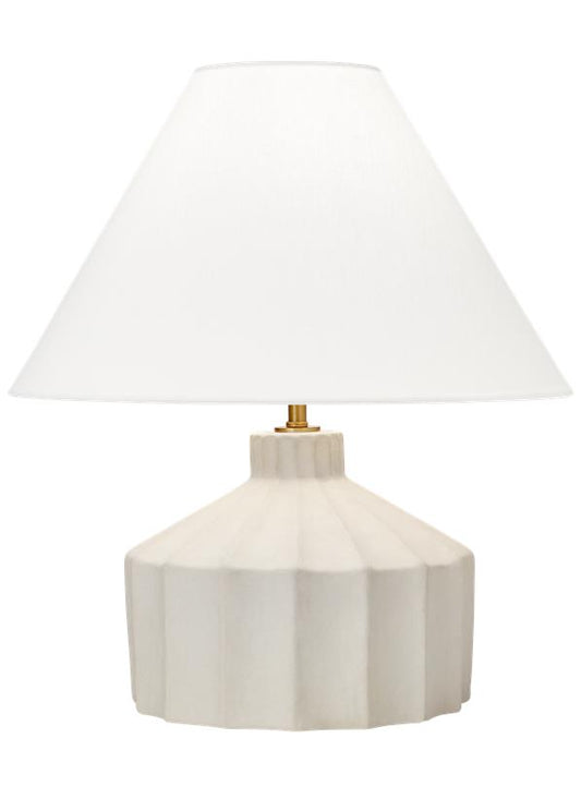 Visual Comfort Studio Kelly Wearstler Veneto Small Table Lamp in Matte Concrete KT1331MC1