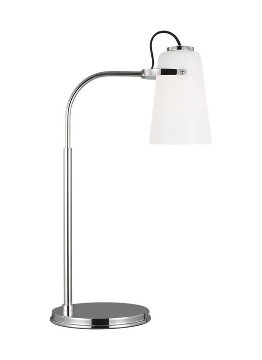 Visual Comfort Studio Lauren Ralph Lauren Hazel Task Table Lamp in Polished Nickel LT1001PN1