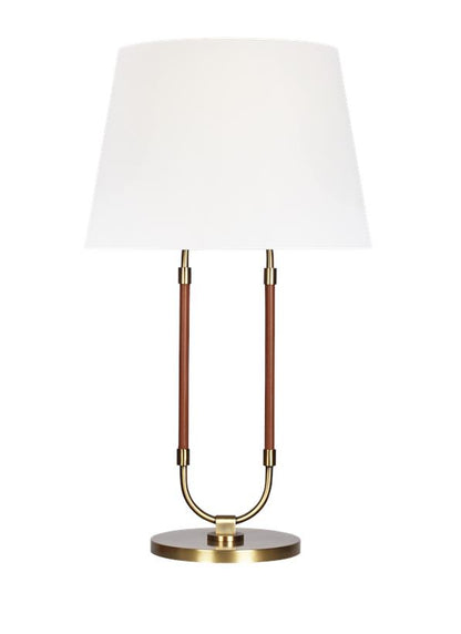 Visual Comfort Studio Lauren Ralph Lauren Katie Table Lamp in Time Worn Brass LT1021TWB1