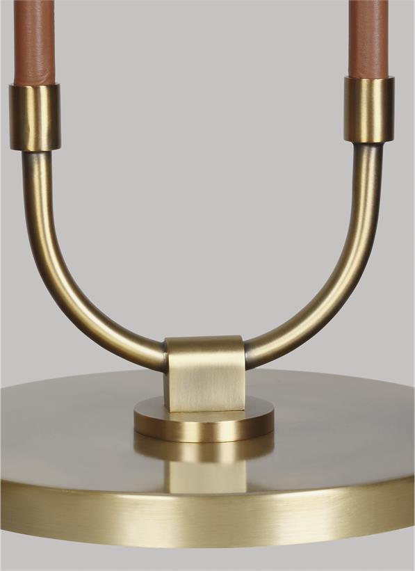 Visual Comfort Studio Lauren Ralph Lauren Katie Table Lamp in Time Worn Brass LT1021TWB1