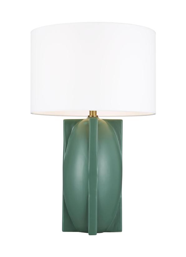 Visual Comfort Studio Lauren Ralph Lauren William Narrow Table Lamp in Matte Green LT1081GRC1