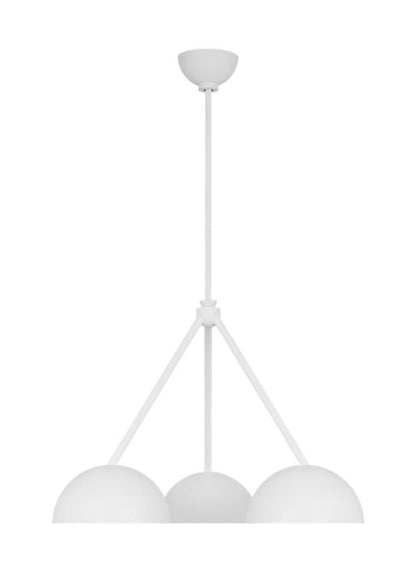 Visual Comfort Studio Christiane Lemieux Beaunay Medium Chandelier in Cast Plaster LXC1043CPST