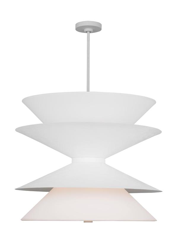 Visual Comfort Studio Christiane Lemieux Chambord Extra Large Pendant in Cast Plaster LXP10212CPST