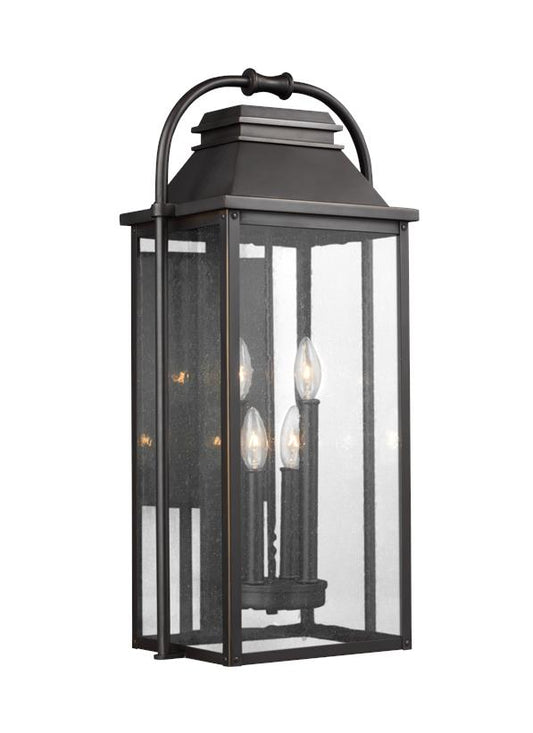 Visual Comfort Studio Sean Lavin Wellsworth Large Lantern in Antique Bronze OL13202ANBZ