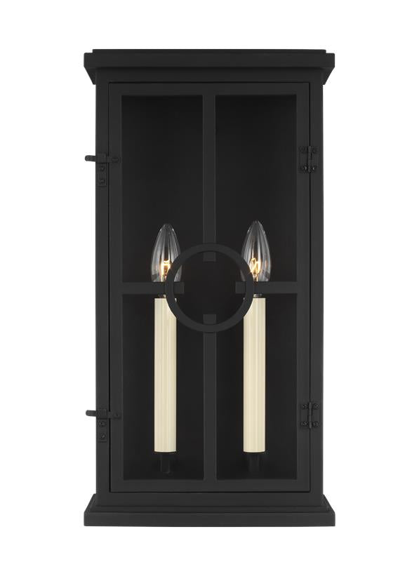 Generation Lighting Belleville Medium Lantern in Textured Black OL15301TXB