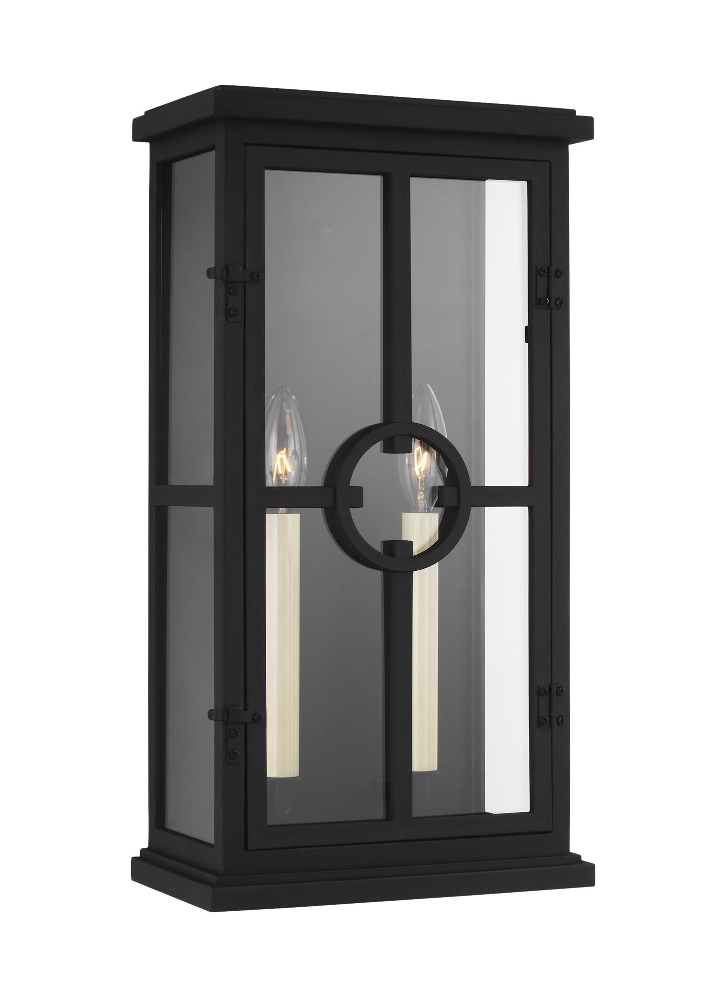 Generation Lighting Belleville Medium Lantern in Textured Black OL15301TXB