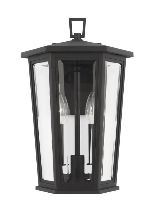 Visual Comfort Studio Sean Lavin Witley Medium Wall Lantern in Textured Black SLO1052TXB