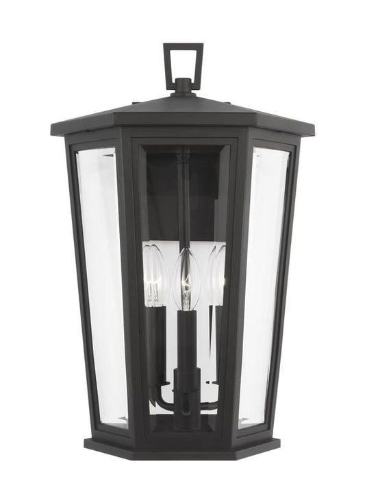 Visual Comfort Studio Sean Lavin Witley Large Wall Lantern in Textured Black SLO1063TXB