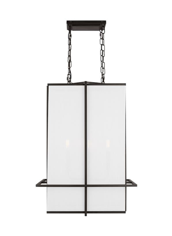 Visual Comfort Studio Thom Filicia Dresden Medium Lantern in Aged Iron TFC1014AI