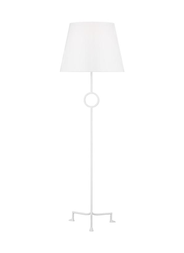 Visual Comfort Studio Thom Filicia Montour Large Floor Lamp in Matte White TFT1031MWT1