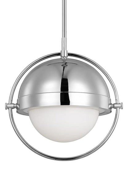 Visual Comfort Studio Thomas O'Brien Bacall Large Pendant in Polished Nickel TP1101PN