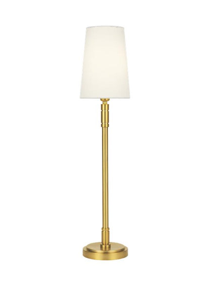 Visual Comfort Studio Thomas O'Brien Beckham Classic Buffet Lamp in Burnished Brass TT1021BBS1