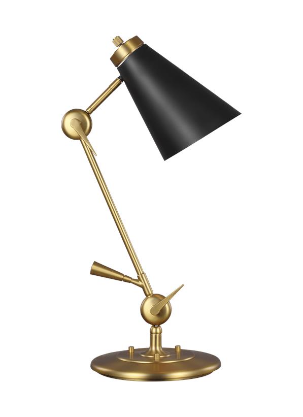 Visual Comfort Studio Thomas O'Brien Signoret Task Table Lamp in Burnished Brass TT1061BBS1