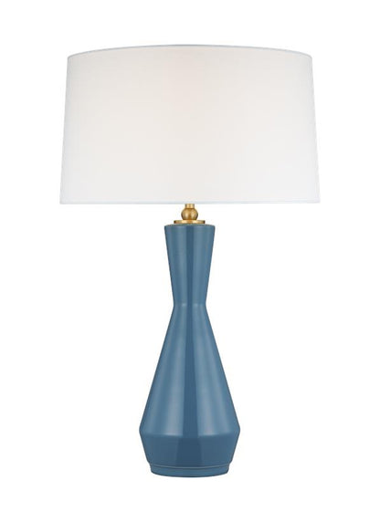 Visual Comfort Studio Thomas O'Brien Jens Table Lamp in Lucent Aqua TT1221LAQ1