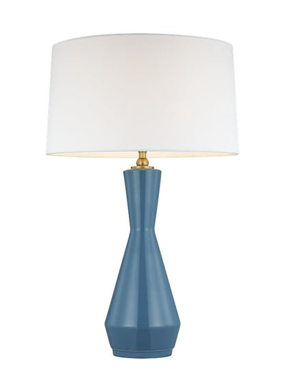 Visual Comfort Studio Thomas O'Brien Jens Table Lamp in Lucent Aqua TT1221LAQ1