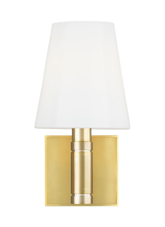 Visual Comfort Studio Thomas O'Brien Beckham Classic Square Sconce in Burnished Brass TV1011BBS