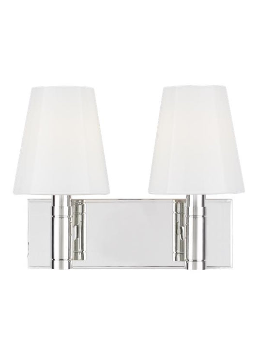 Visual Comfort Studio Thomas O'Brien Beckham Classic Vanity in Polished Nickel TV1022PN