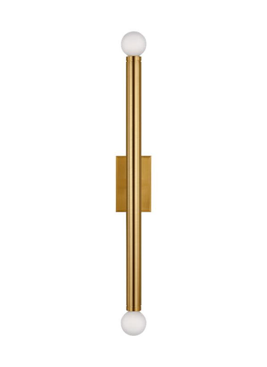 Visual Comfort Studio Thomas O'Brien Beckham Modern Large Single Sconce in Burnished Brass TW1132BBS