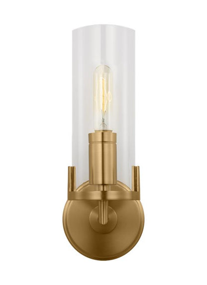 Visual Comfort Studio Thomas O'Brien Mezzo Small Sconce in Burnished Brass TW1151BBS