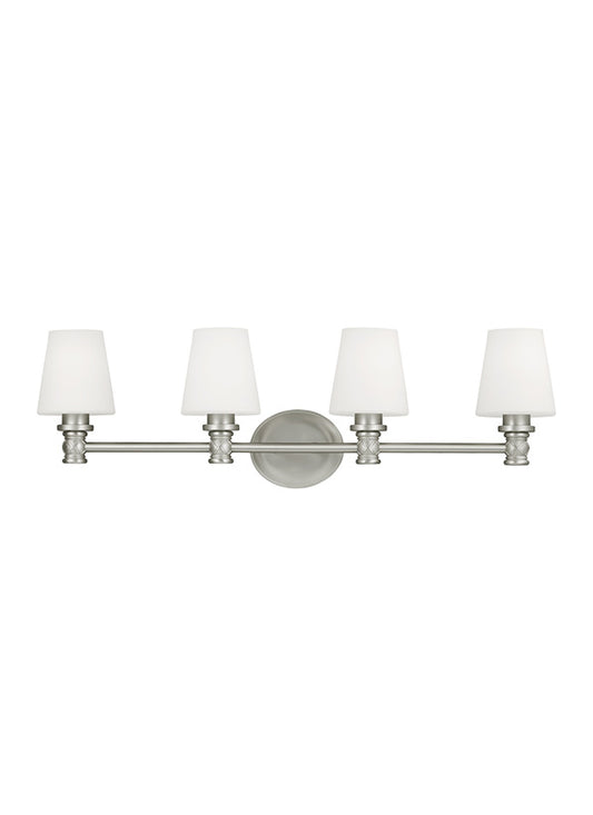 Visual Comfort Studio Sean Lavin Xavierre 4 - Light Vanity in Satin Nickel VS22104SN