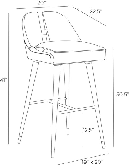 Arteriors Home Crowley Bar Stool FSI12