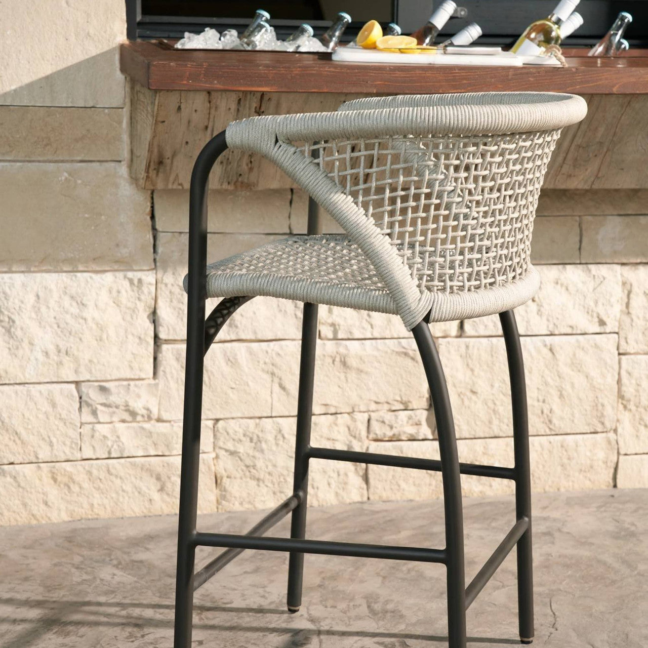 Arteriors Home Enzo Outdoor Bar Stool FSS02