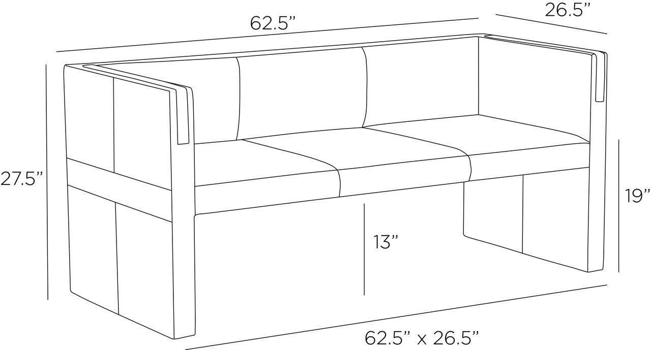 Arteriors Home Donovan Settee FTI01