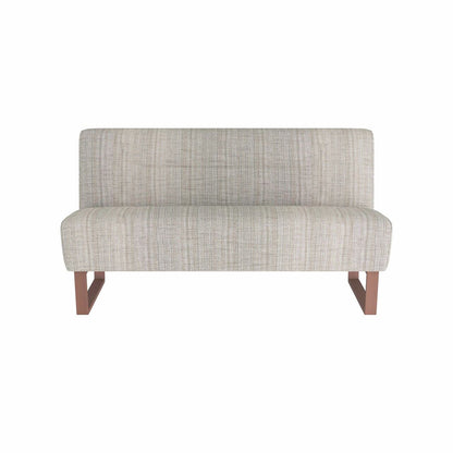 Arteriors Home Valeswood Settee Platinum Tweed Dark Walnut FTU01