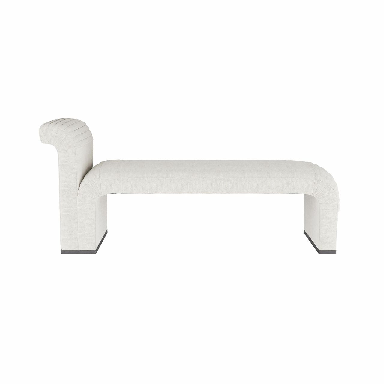 Arteriors Home Weaver Chaise Polar Boucl√© FTU03