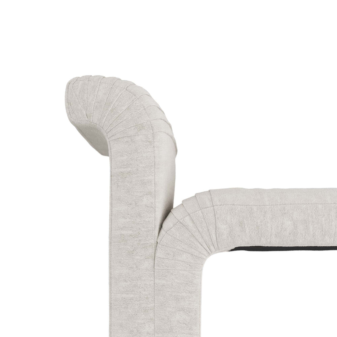 Arteriors Home Weaver Chaise Polar Boucl√© FTU03